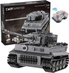 CaDA Master daljinsko vodeni sivi tank Tiger RC 925 delov