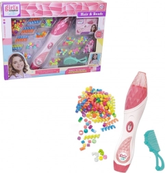 Komplet za vpletanje kroglic v lase