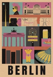 Sestavljanka 1000 kosov Style in the City: Berlin – kompaktna škatla