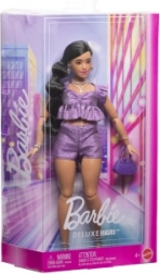 barbie deluxe manekenka – vijolični kratki hlački