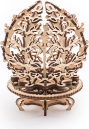 Lesene mehanske 3D sestavljanke UGEARS – cvet (101 kos)