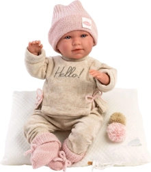 Punčka Mimi jokajoča z blazino 42 cm