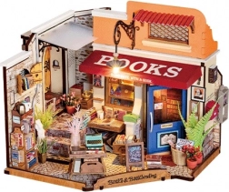 Rolife DIY 3D lesena sestavljanka Knjigarna na vogalu