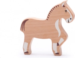 Bajo podeželska kmetija – konj iz bukovega lesa