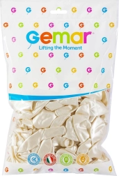 Biserni kovinski baloni 28 cm