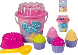 Androni set za pesek tortice – srednji – Rožnata