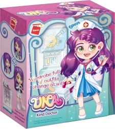 QMAN UNA Series garderobna omara – zdravnica, sestavljanka za otroke