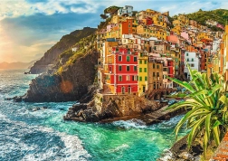 Sestavljanka TREFL Premium Plus Photo Odyssey: Riomaggiore, Italija – 1000 koščkov