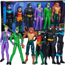 Komplet 6 figur DC Comics – Batman, Robin, Nightwing, Joker, Ugankar in Copperhead 28 cm