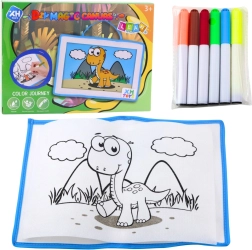 Čarobna slikarska tabla DIY z izbrisljivimi flomastri