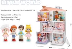 Hiška za punčke s pripomočki