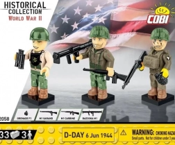 Gradbeni set COBI HC WWII – D-Day 6. junij 1944 figurice