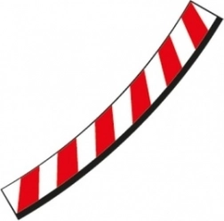 Notranji robniki za nagnjeni ovinek 3/30° za avtomobilske steze Carrera Evolution, Digital 132 in Digital 124