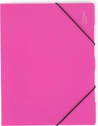 Polipropilenska mapa z elastiko A4, neprosojna, magenta
