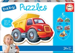 otroški puzzle vozila 5v1 od educa (3–5 koščkov)