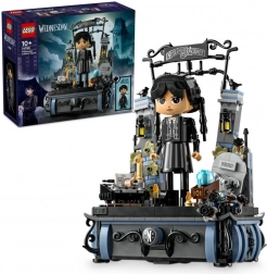 LEGO Wednesday Addams – zbirateljska figurica z vrati Akademije Nevermore