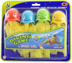 Potapljaške hobotnice – komplet 4 kosov