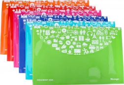 Plastična mapa s pritiskačem 33,3x23,3 cm