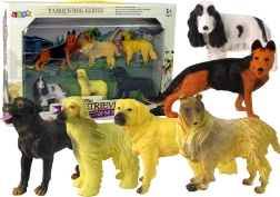 Set 6 figuric psov pasem Famous Dog of the World