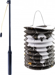 Praznični papirnati lampijon za noč čarovnic s svetlečo palčko