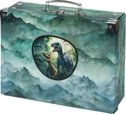 Zložljiv šolski kovček Dino s kovinami