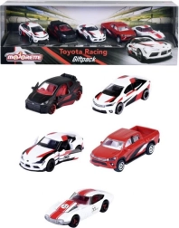 Darilni set avtomobilčkov TOYOTA Racing 5 kos 1:64