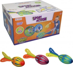 Metalne rakete za metanje za otroke 25 × 8,5 cm – komplet 12 kos v displeju