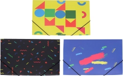 Mapa z elastiko 31,4 × 23,5 cm – barvni miks