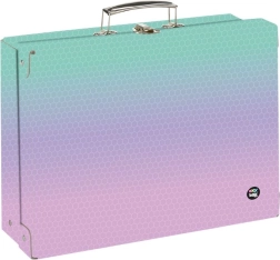 Kovček A4 OXY NEXT Ombre Pink