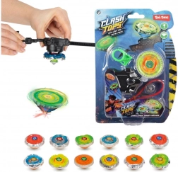 Svetlobni mehanski giroskop 5 cm s kovinskimi elementi in zaganjalnikom