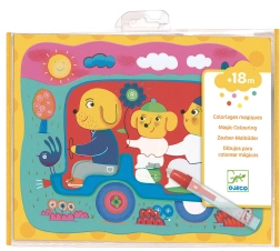DJECO Vodne pobarvanke Družina na cesti