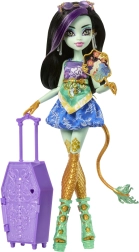 Monster High Strašljive skrivnosti Jinafire Long s potovalnimi dodatki