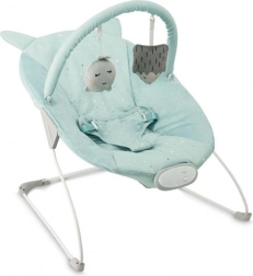 Vibrirajoči ležalnik z melodijami MoMi Glossy modri