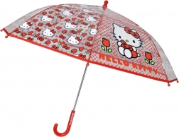 Avtomatski dežnik Hello Kitty 48 cm rdeč