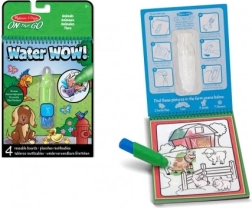 Čarobno slikanje z vodo Živalice pobarvanke z vodnim čopičem