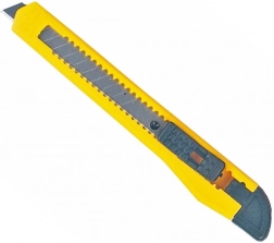 majhen pisarniški nož z vponko