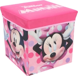 Zložljiv shranjevalni box in tabure Minnie Mouse Cozy Noxxiez