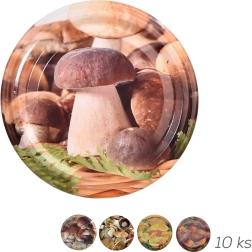 Kovinski pokrov za vlaganje Bio 66 gobe 10 kos