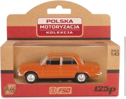 Kovinski model PRL Fiat 125p v merilu 1:43 – rjav