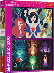 Sestavljanka 2×200 kosov Disney PRINCESS – Čarobne princese