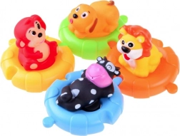 Gumijaste živali na plavajočih sestavljankah