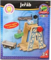 Maxim premični žerjav za leseno vlakovno progo