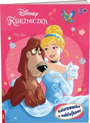 Disney princese – pobarvanke s samolepkami