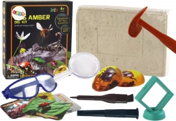 Arheološki set Izkopani žuželki v jantarju