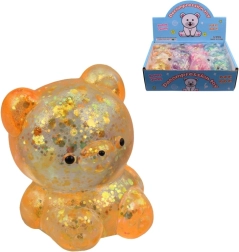 Gumijasti Medvedek 7 cm v Razstavni Škatli