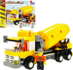 Concrete Mixer Truck Building Set with Minifigure (216 pieces)