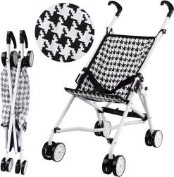 Zložljiv voziček za punčke s pikami – Pepito