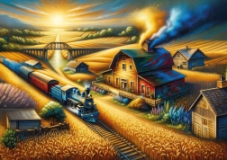 Sestavljanka Jesenska pot 260 koščkov