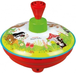 Vrteča račka Krtek z kovinsko/plastičnim dizajnom