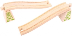 Nadvozne tirnice s stebri 2 kos Bigjigs Rail